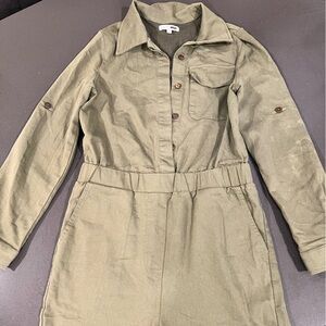 Fashion Nova Olive Green Jumpsuit